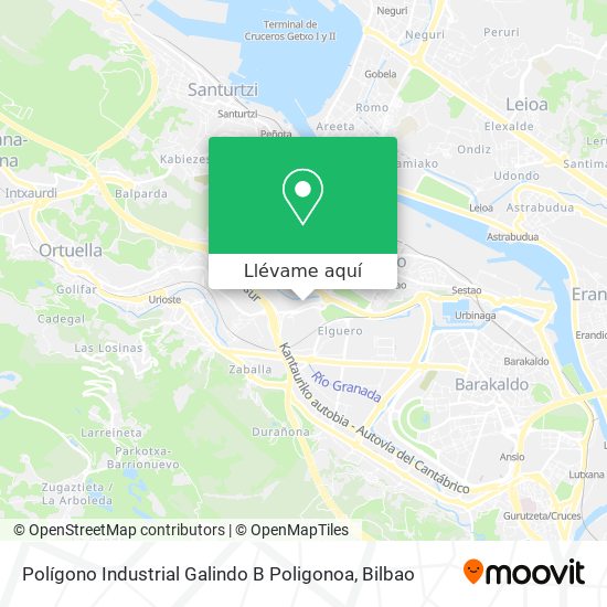 Mapa Polígono Industrial Galindo B Poligonoa