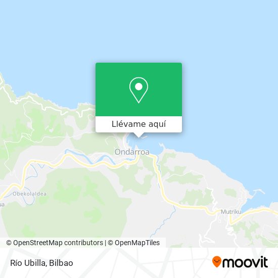 Mapa Río Ubilla