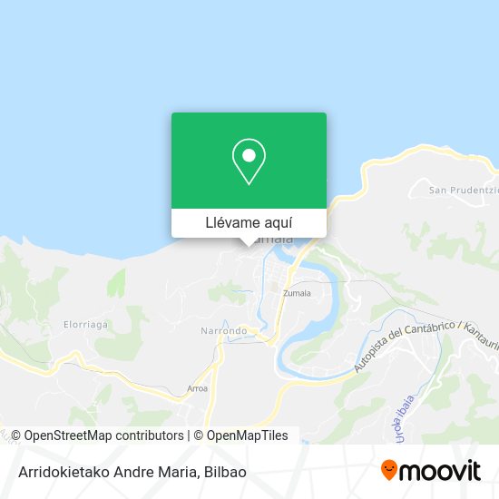Mapa Arridokietako Andre Maria