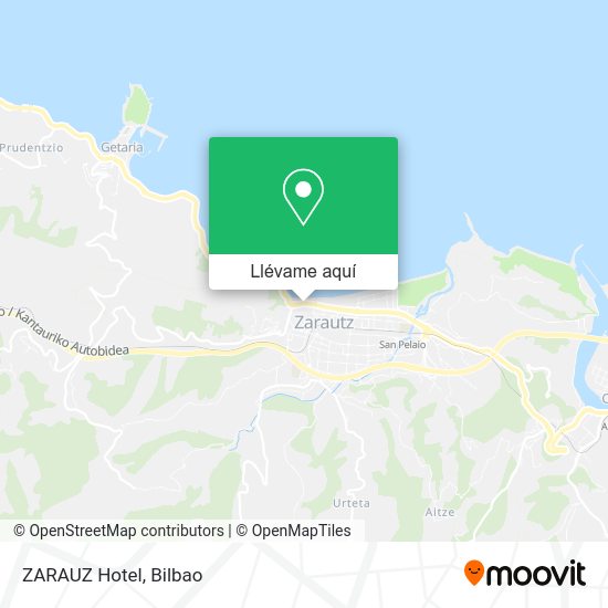 Mapa ZARAUZ Hotel