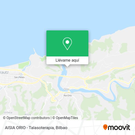 Mapa AISIA ORIO - Talasoterapia