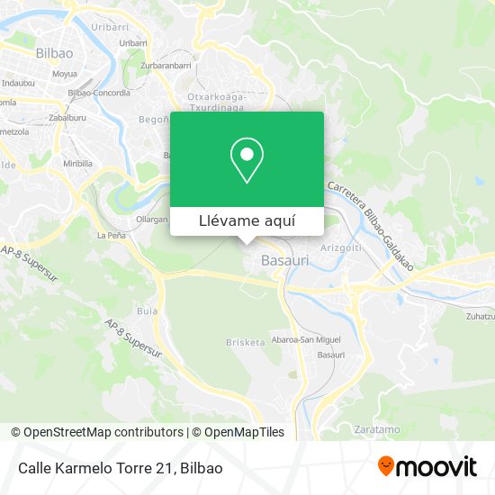 Mapa Calle Karmelo Torre 21