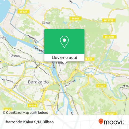 Mapa Ibarrondo Kalea S/N