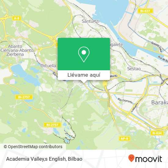 Mapa Academia Valley,s English