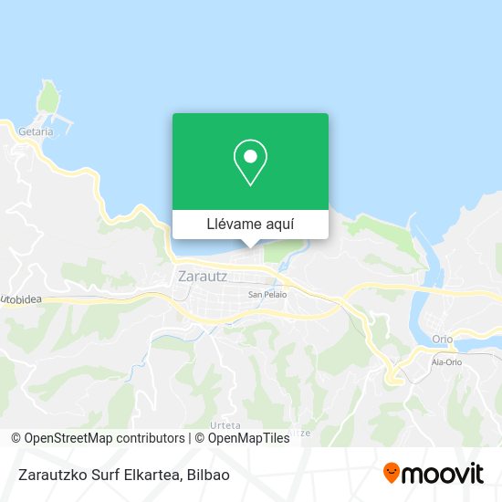 Mapa Zarautzko Surf Elkartea