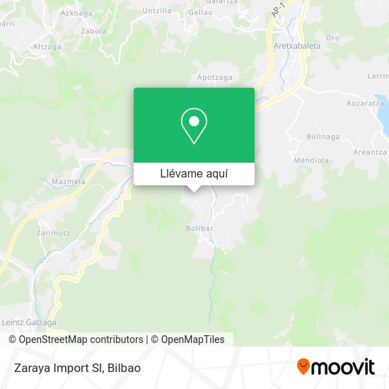 Mapa Zaraya Import Sl