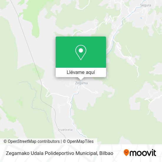 Mapa Zegamako Udala Polideportivo Municipal