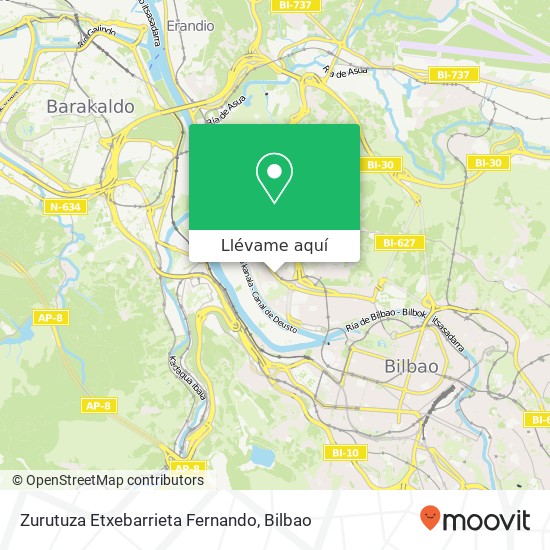 Mapa Zurutuza Etxebarrieta Fernando