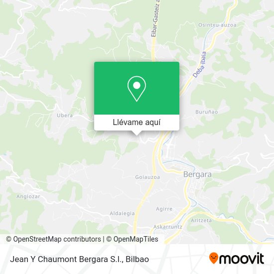 Mapa Jean Y Chaumont Bergara S.l.