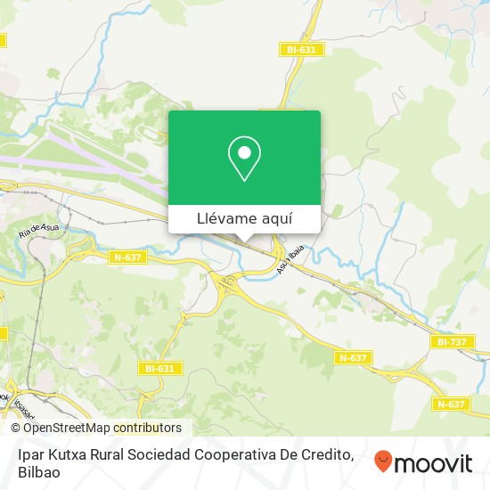 Mapa Ipar Kutxa Rural Sociedad Cooperativa De Credito