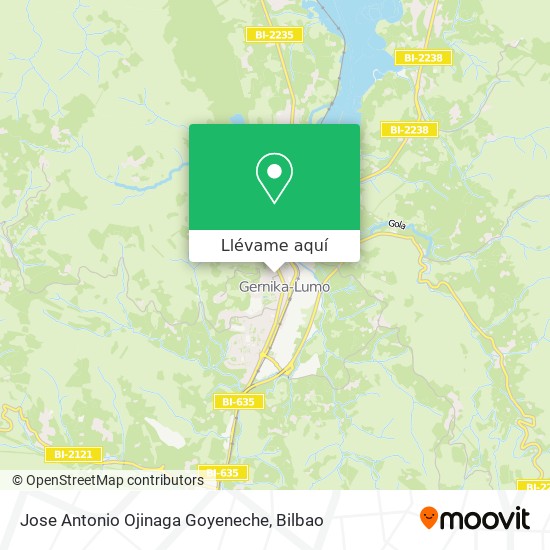 Mapa Jose Antonio Ojinaga Goyeneche