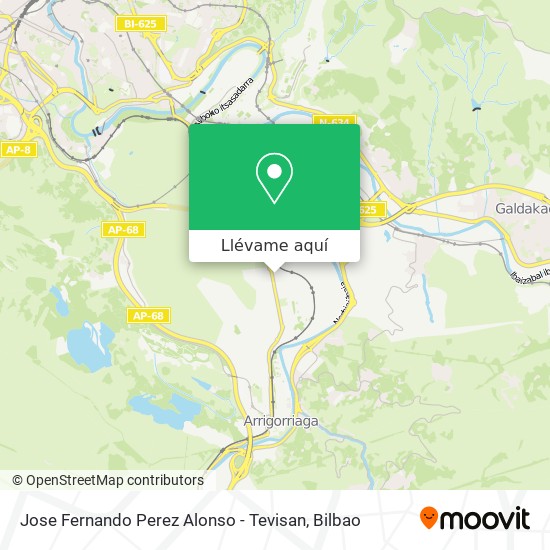 Mapa Jose Fernando Perez Alonso - Tevisan