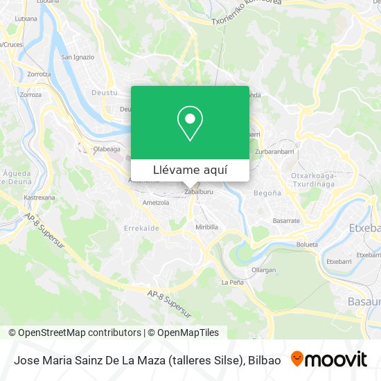 Mapa Jose Maria Sainz De La Maza (talleres Silse)