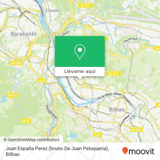 Mapa Juan España Perez (bruno De Juan Peluqueria)