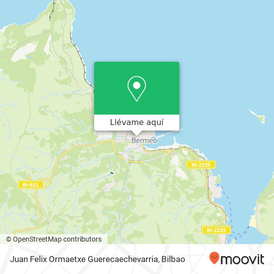 Mapa Juan Felix Ormaetxe Guerecaechevarria