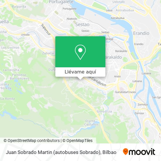 Mapa Juan Sobrado Martin (autobuses Sobrado)