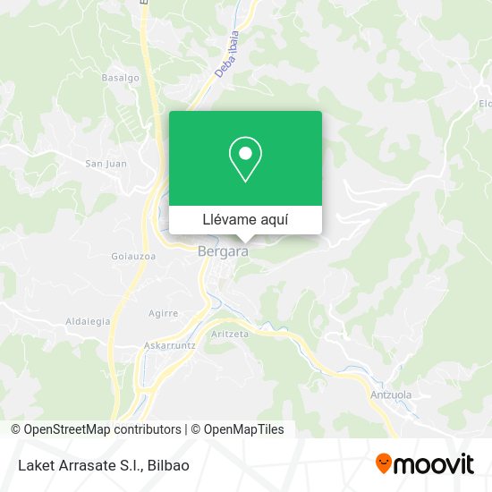 Mapa Laket Arrasate S.l.