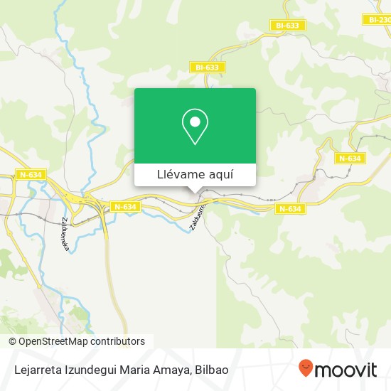 Mapa Lejarreta Izundegui Maria Amaya