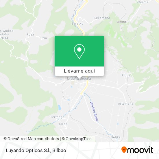 Mapa Luyando Opticos S.l.