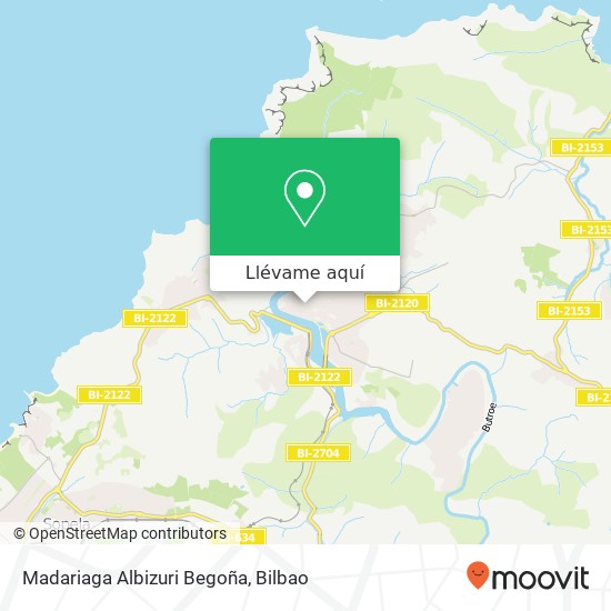 Mapa Madariaga Albizuri Begoña