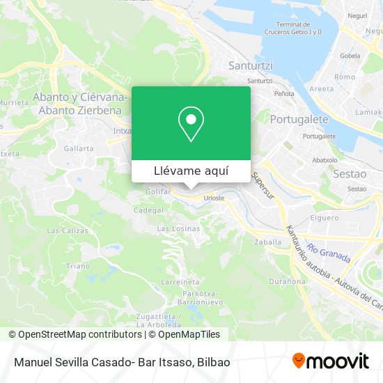 Mapa Manuel Sevilla Casado- Bar Itsaso