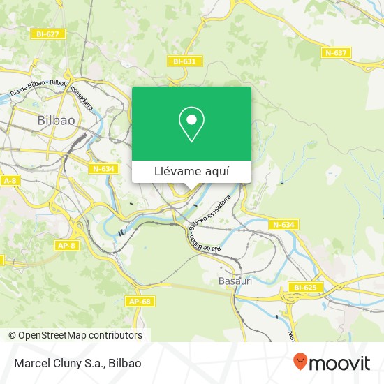 Mapa Marcel Cluny S.a.