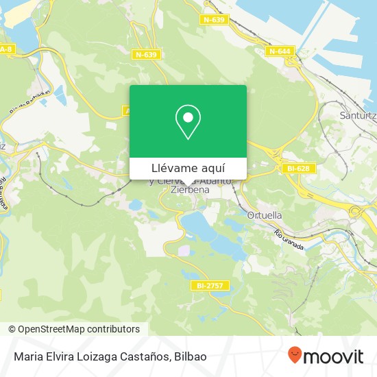 Mapa Maria Elvira Loizaga Castaños