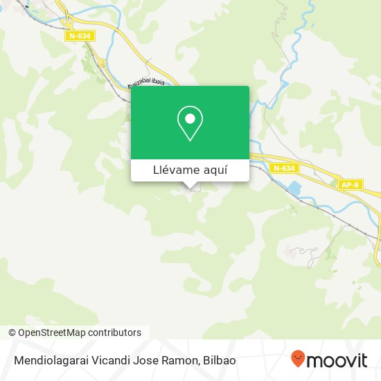 Mapa Mendiolagarai Vicandi Jose Ramon