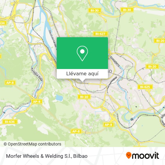 Mapa Morfer Wheels & Welding S.l.