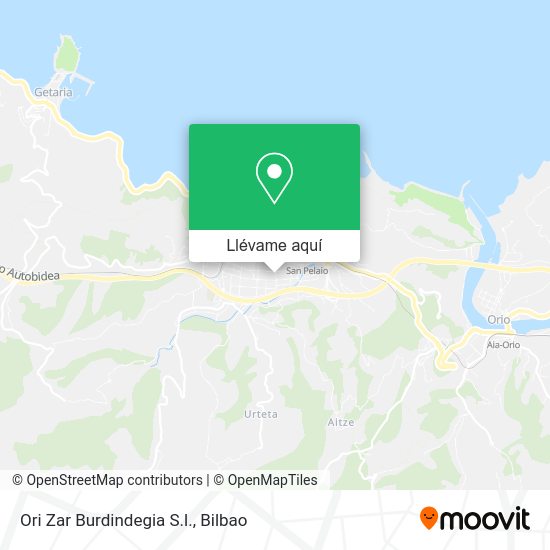 Mapa Ori Zar Burdindegia S.l.