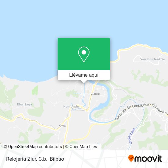 Mapa Relojeria Ziur, C.b.