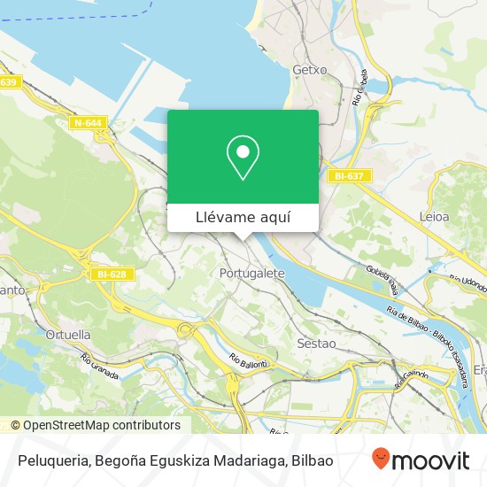 Mapa Peluqueria, Begoña Eguskiza Madariaga