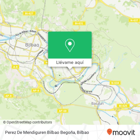 Mapa Perez De Mendiguren Bilbao Begoña