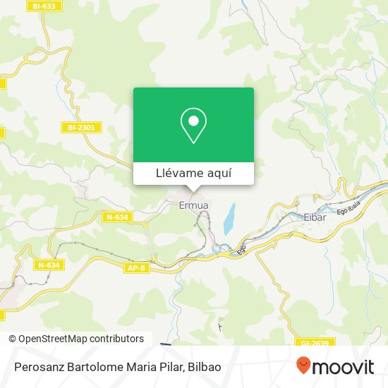 Mapa Perosanz Bartolome Maria Pilar