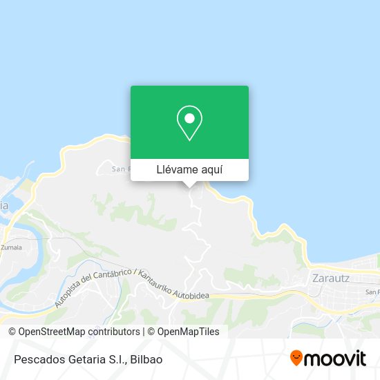 Mapa Pescados Getaria S.l.