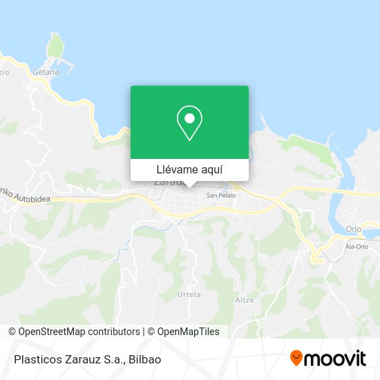Mapa Plasticos Zarauz S.a.