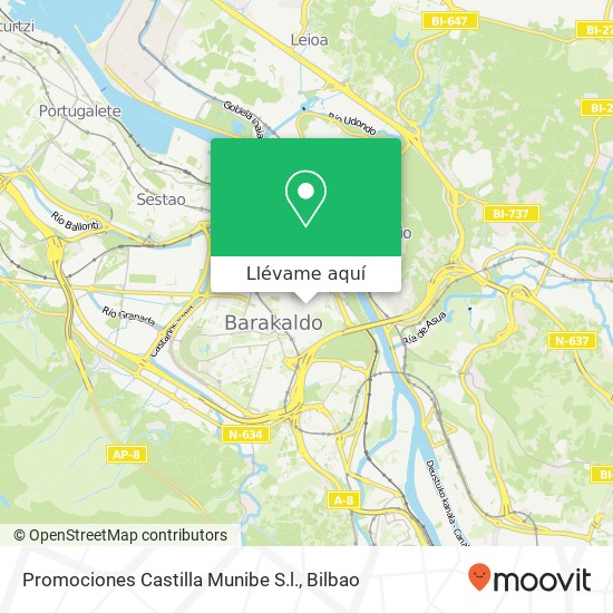 Mapa Promociones Castilla Munibe S.l.