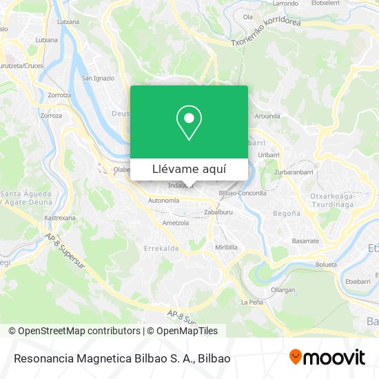 Mapa Resonancia Magnetica Bilbao S. A.