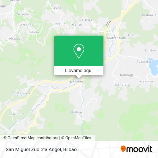 Mapa San Miguel Zubieta Angel