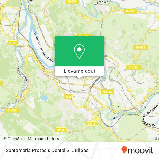 Mapa Santamaria Protesis Dental S.l.