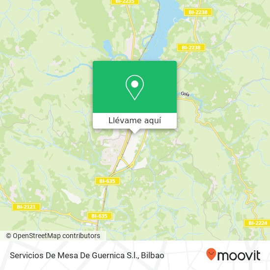 Mapa Servicios De Mesa De Guernica S.l.