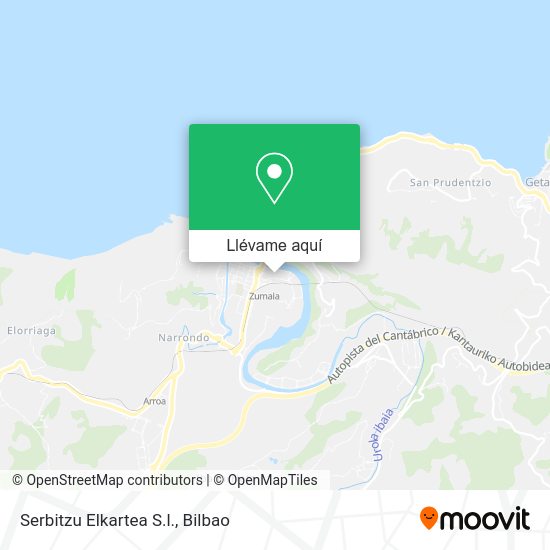 Mapa Serbitzu Elkartea S.l.