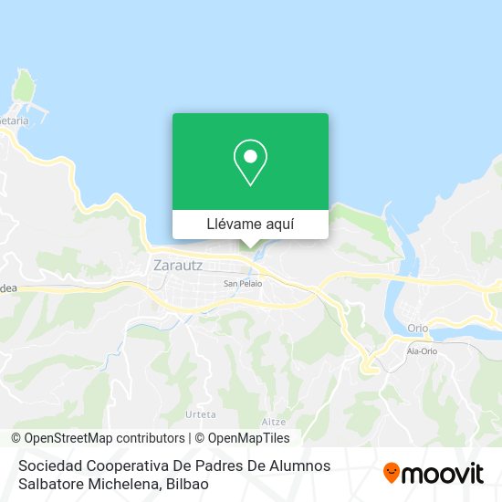 Mapa Sociedad Cooperativa De Padres De Alumnos Salbatore Michelena