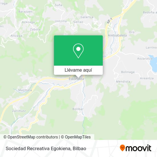 Mapa Sociedad Recreativa Egokiena