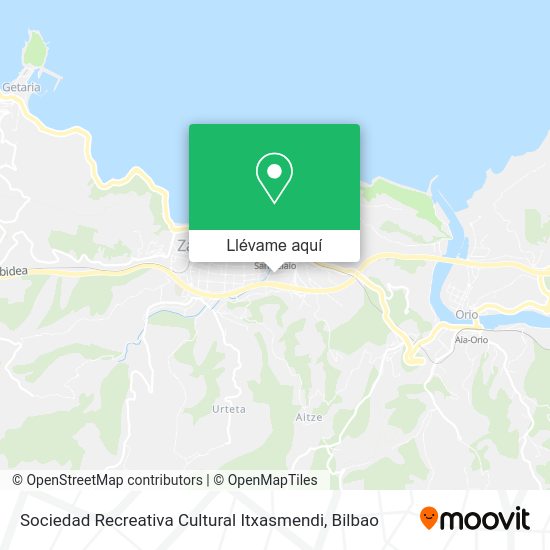 Mapa Sociedad Recreativa Cultural Itxasmendi
