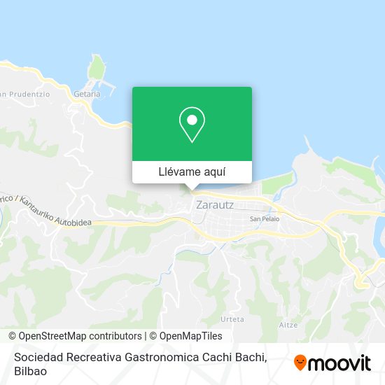 Mapa Sociedad Recreativa Gastronomica Cachi Bachi