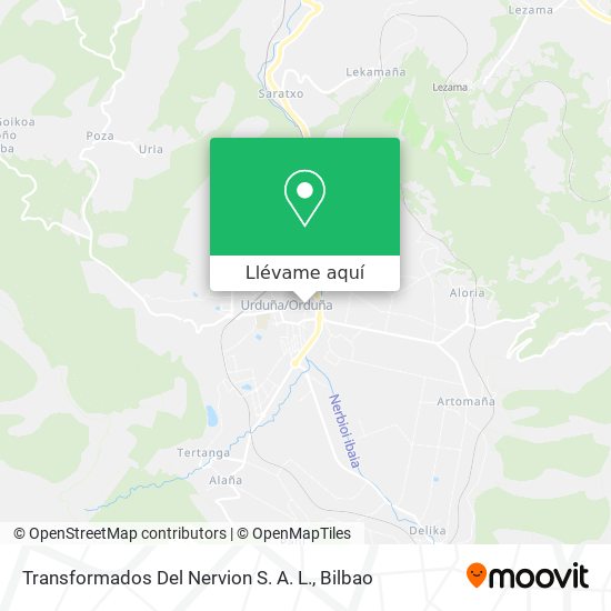 Mapa Transformados Del Nervion S. A. L.
