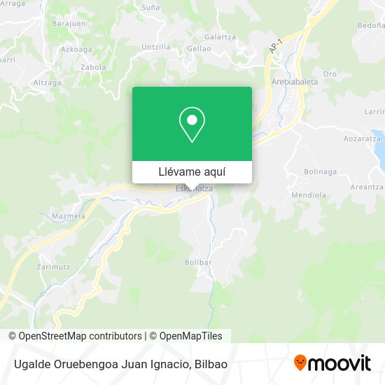 Mapa Ugalde Oruebengoa Juan Ignacio