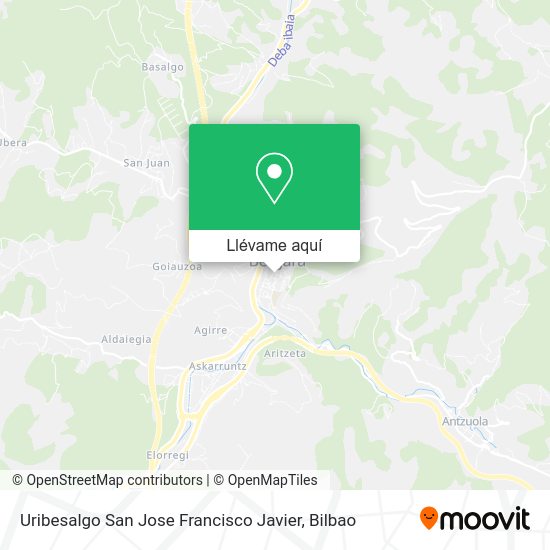 Mapa Uribesalgo San Jose Francisco Javier