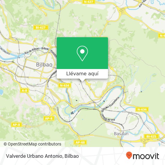 Mapa Valverde Urbano Antonio